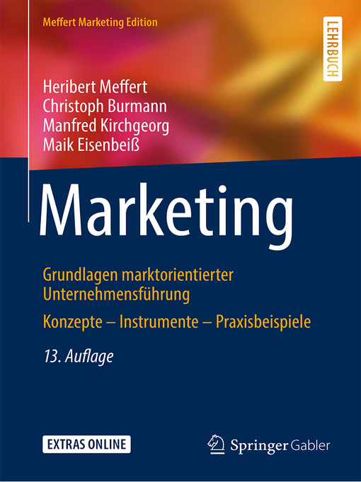 Title details for Marketing by Heribert Meffert - Available
